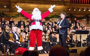 Santa at Boston Holiday Pops Santa at Boston Holiday Pops